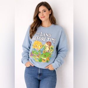 Land Before Time Graphic Crew Sweatshirt Women’s Girls Retro size M